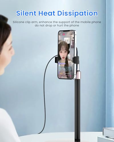 ZORBES® Dual Fan Mobile Cooler for Gaming with Adjustable Speed Phone Cooling Silent Portable Universal Fit Plug Play 3PCS ZORBES® Dual Fan Mobile Cooler for Gaming with Adjustable Speed Phone Cooling Silent Portable Universal Fit Plug Play 3PCS